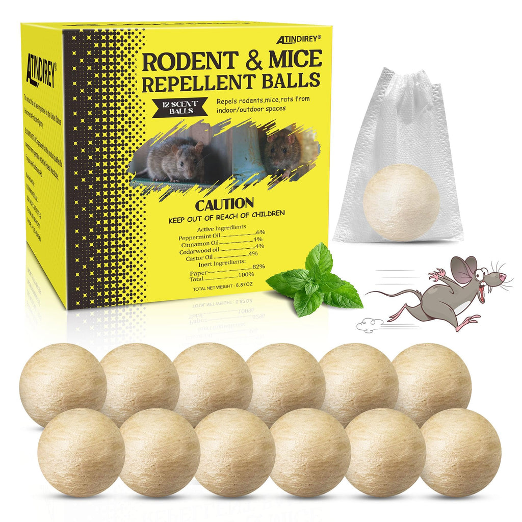 Premium imported Rodent Mice Repellent Balls from Curat Cart effectively deter unwanted rodents with natural ingredients. Perfect for indoor and outdoor use.