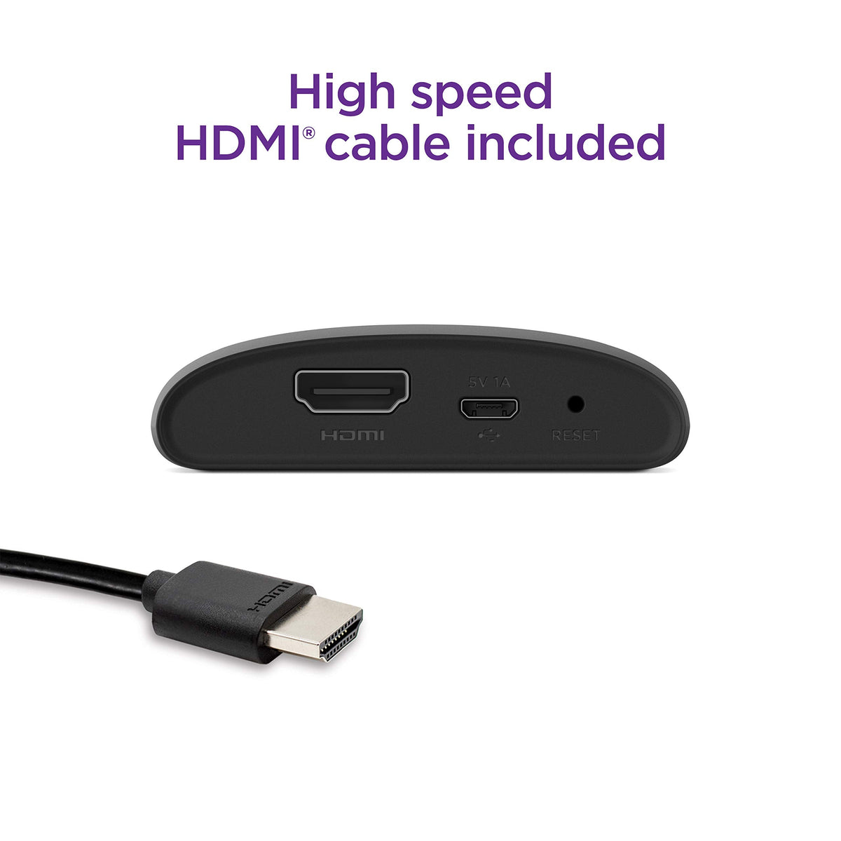 Premium imported Roku Express with HDMI cable included, perfect for seamless HD streaming experiences.