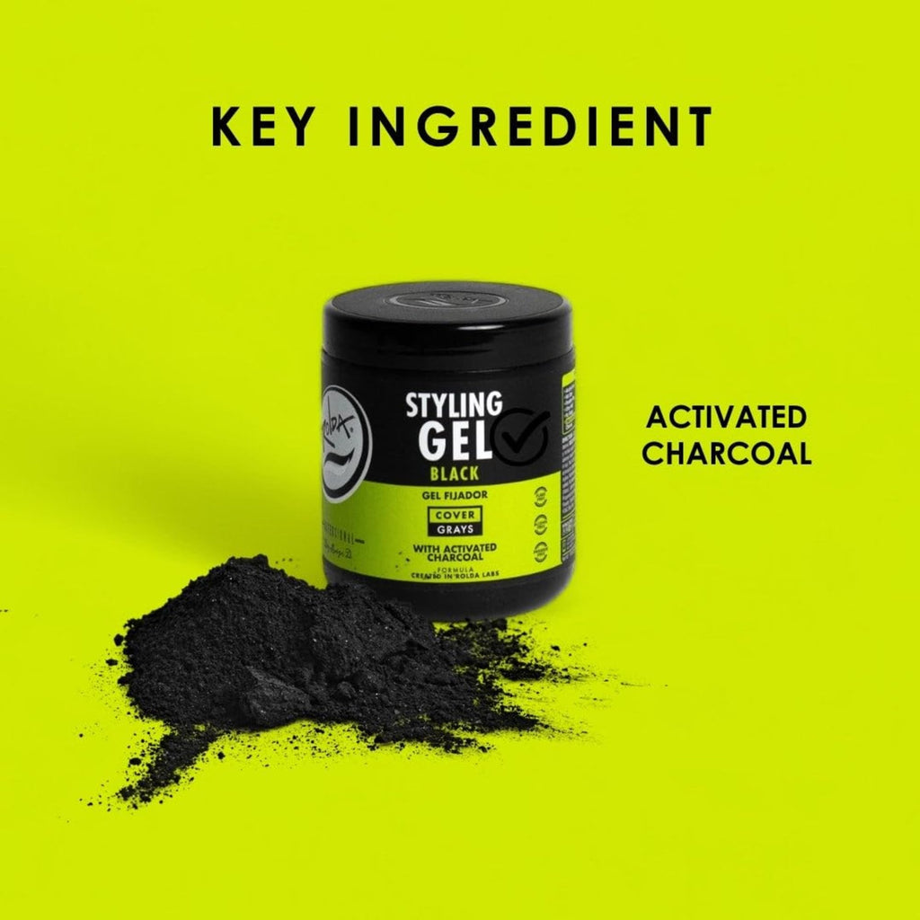 Rolda Black Hair Gel for Men with activated charcoal. Order online today for best styling results and availability in India.