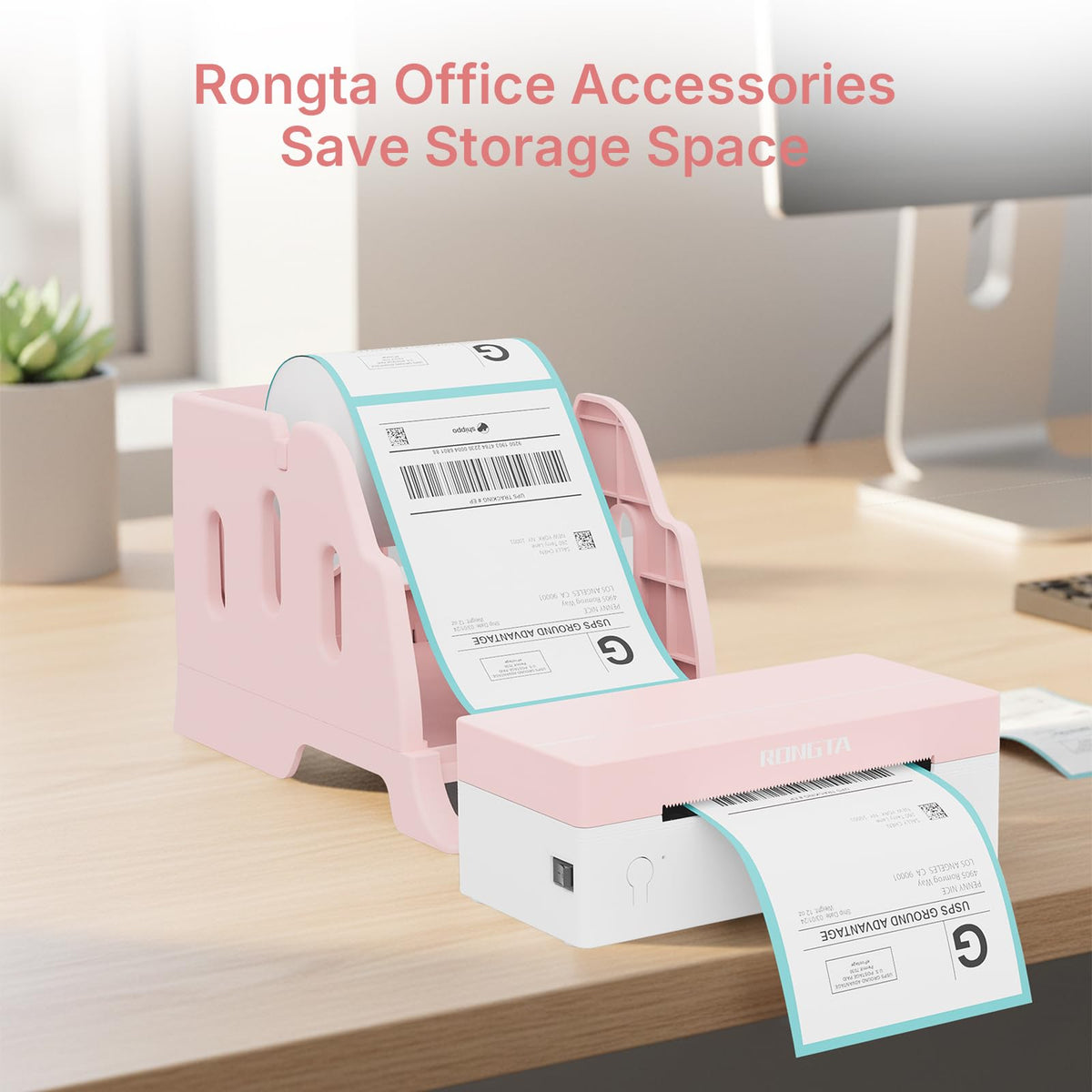 Rongta Bluetooth Thermal Label Printer, 100% Authentic, compact design for efficient office use, available at Curat Cart.