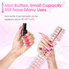 ROSALIND 30pcs gel nail polish kit with mini bottles, perfect for versatile nail designs. Verified by CuratCart.