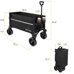 Discover the ROSONG Collapsible Wagon Cart, a premium import perfect for outdoor adventures. Available at Curat Cart.