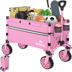 Discover the ROSONG Collapsible Wagon Cart, perfect for transporting goods effortlessly. Ideal for picnics and daily use. Available at Curat Cart.