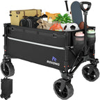 Discover the ROSONG Collapsible Wagon Cart, a premium import, perfect for versatile storage and outdoor adventures. Available at Curat Cart.