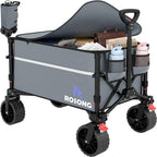 Discover the ROSONG Collapsible Wagon Cart, specially curated by Curat Cart for effortless transport and style.