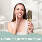 Achieve salon-quality hair with the Boar Bristle Round Brush, exclusively curated by Curat Cart for perfect styling results.