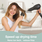 Experience frizz-free styling with the Boar Bristle Round Brush, 100% Authentic and available at Curat Cart in India.
