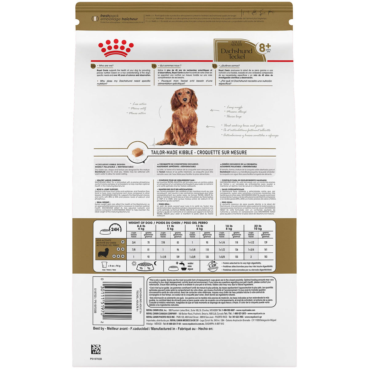 Royal Canin Dachshund Adult Dog Food offers tailored nutrition, ensuring optimal health for your pet. 100% Authentic, Available in India at Curat Cart.