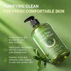 Authentic Roycederm Tea Tree Body Wash, designed to remove dirt, purify skin, and provide refreshing comfort.