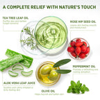 Authentic Roycederm Tea Tree Body Wash, infused with natural oils for soothing relief, moisturizing skin effectively.