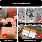 Roygra Cigarette Case Holder showcases high-quality finish, protecting cigarettes from mold and dampness. Available at Curat Cart.