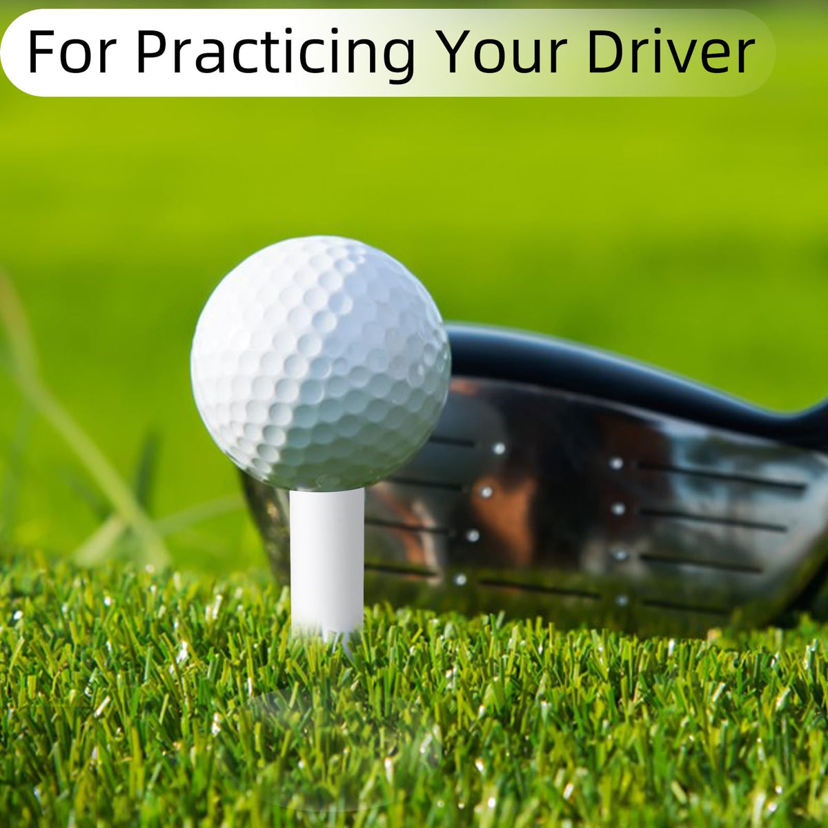 Enhance your game with rubber golf tees for mats, ideal for practicing your driver. Available at Curat Cart.