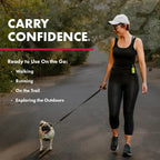 SABRE Protector Dog Pepper Spray, specially curated by Curat Cart, ensures safety during outdoor activities like walking and running.