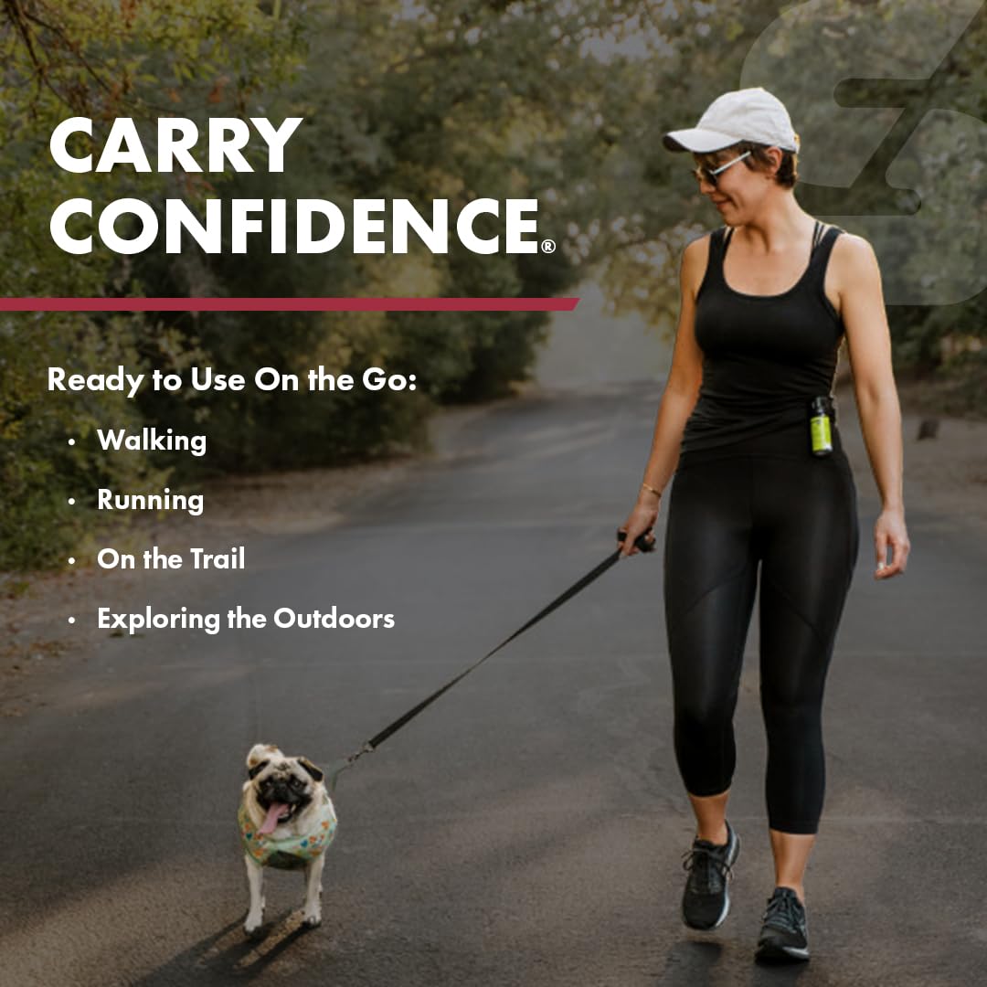 SABRE Protector Dog Pepper Spray, specially curated by Curat Cart, ensures safety during outdoor activities like walking and running.
