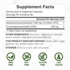 Saccharomyces Boulardii Probiotics, 100% Authentic, available in India at Curat Cart. Supports gut health with quality ingredients.