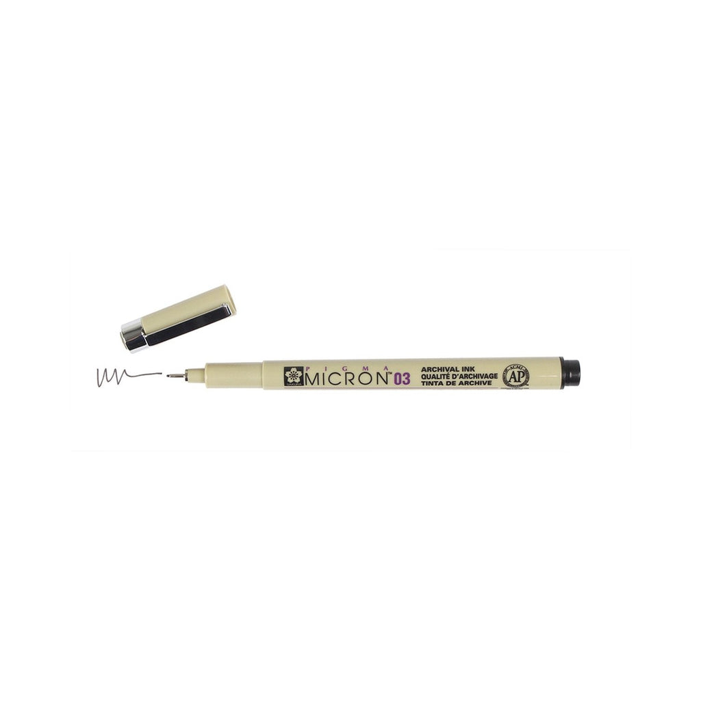 Sakura Pigma Micron Black Pen, 100% Authentic and available in India at Curat Cart for precise and archival-quality writing.