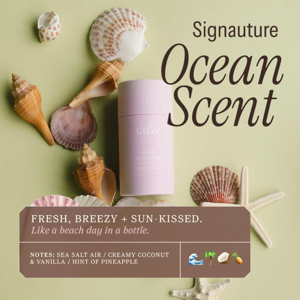 Elevate your styling with Salée Hair Wax Stick, specially curated by Curat Cart for a fresh, ocean-inspired look.