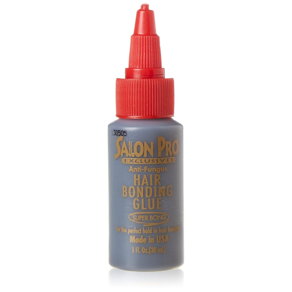 Salon Pro Hair Extension Glue, 100% genuine product for secure hair bonding. Made in the USA, ensuring quality and reliability.