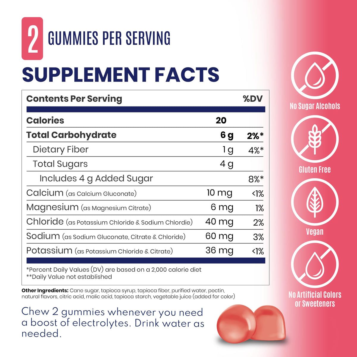 SaltStick Electrolyte Gummies in official packaging, high-quality finish, perfect for hydration. Available at Curat Cart.