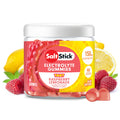 Premium imported SaltStick Electrolyte Gummies in Tart Raspberry Lemonade flavor, offering 150mg electrolytes. Available at Curat Cart.
