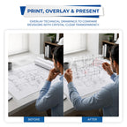 Experience the clarity of Samsill Transparency Film for Laser Printers, exclusively at Curat Cart, perfect for professional presentations.