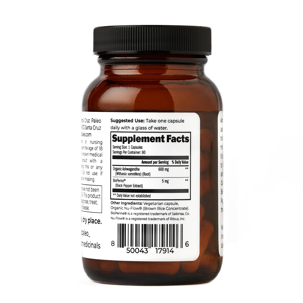 Discover Santa Cruz Ashwagandha Capsules for daily wellness support. Perfect for enhancing your health routine. Available at Curat Cart.