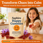 Saphire Saffron Gummies from Curat Cart offer natural mood and focus support, specially curated for kids' easy routine.