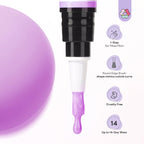 SAVILAND One-Step Gel Nail Polish Pen features a round edge brush for easy application, cruelty-free formula, and lasts up to 14 days.