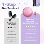 Discover SAVILAND One-Step Gel Nail Polish Pens for a no-mess manicure. Features ergonomic grip and smooth application. Verified by CuratCart.