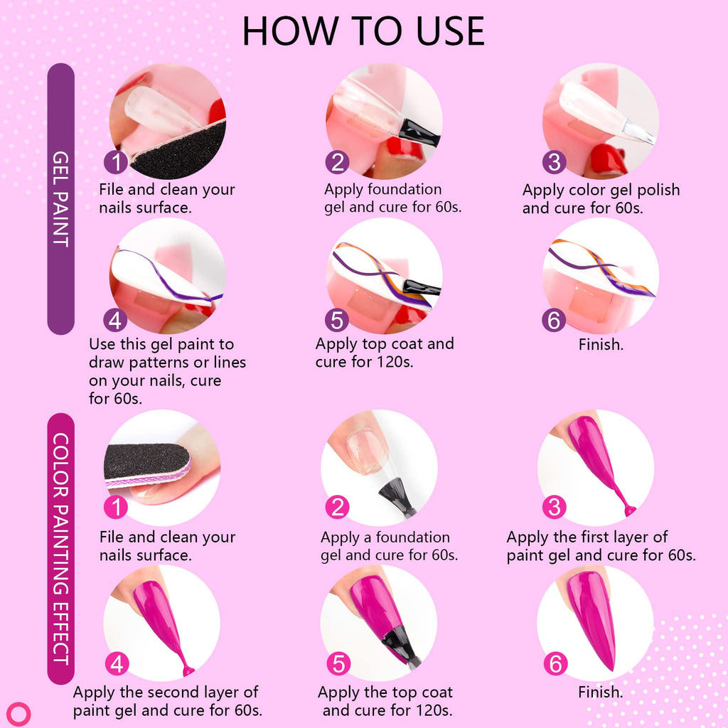 Discover SAVILAND's innovative one-step gel nail polish pens. Easy application, colorful designs, long-lasting finish.