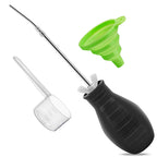 Sbestily Diatomaceous Earth Duster in high-quality packaging, includes funnel and measuring cup, available at Curat Cart.