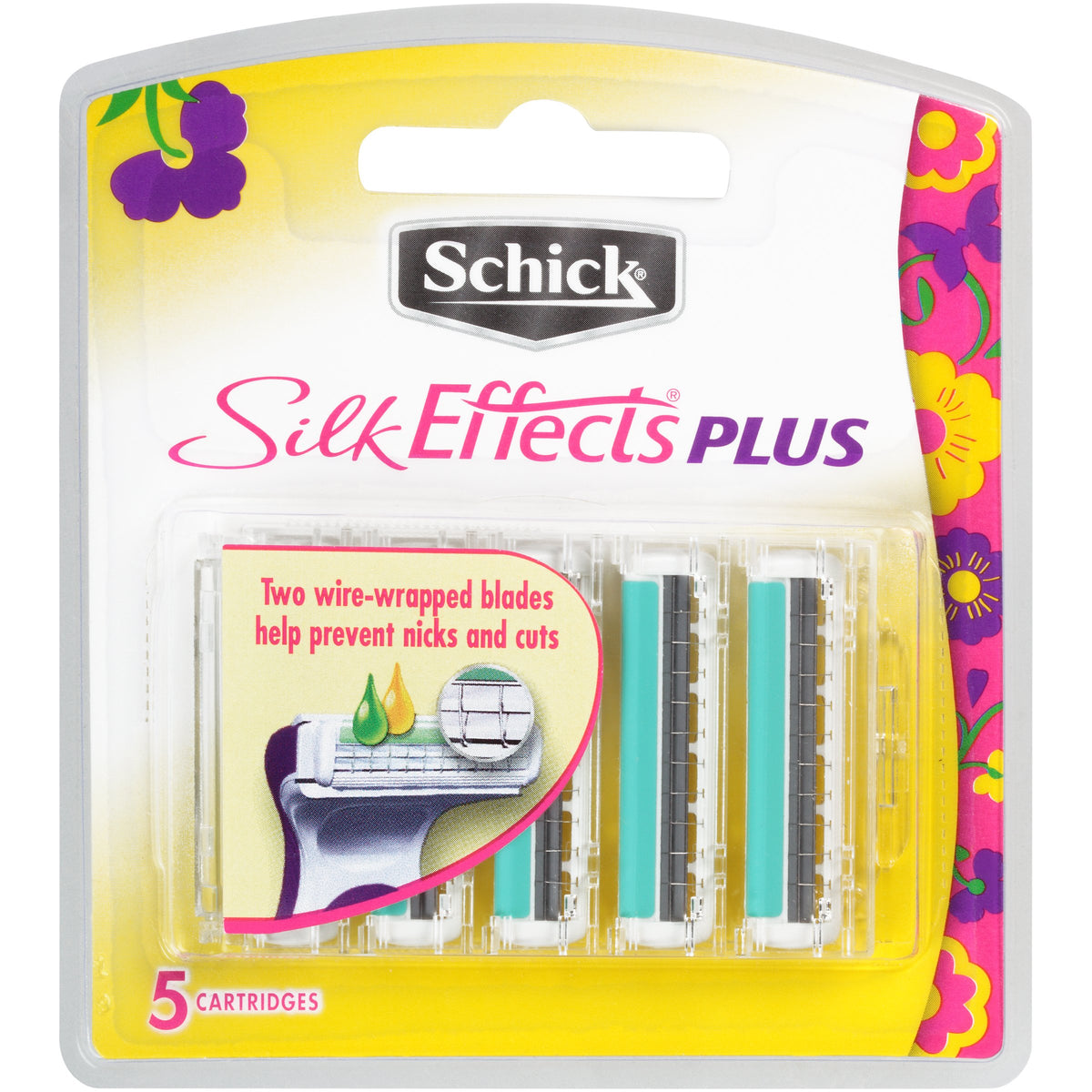 Discover premium imported Schick Hydro Silk Razor Blade Refills at Curat Cart, featuring two wire-wrapped blades for a smooth shave.