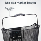 Schwinn Wire Bike Basket with a top folding handle, 100% Authentic and available in India at Curat Cart.