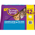 Scoop Away Clumping Cat Litter, 42 lb, offers 10 days odor control. 100% Authentic, available at Curat Cart in India.