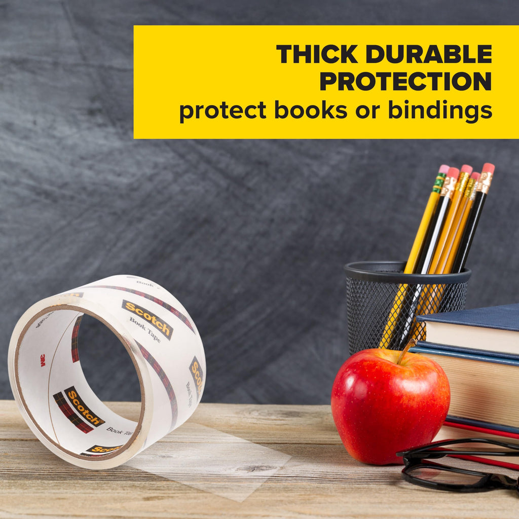 Thick Scotch Book Tape offers durable protection for books or bindings, available at Curat Cart, 100% Authentic in India.