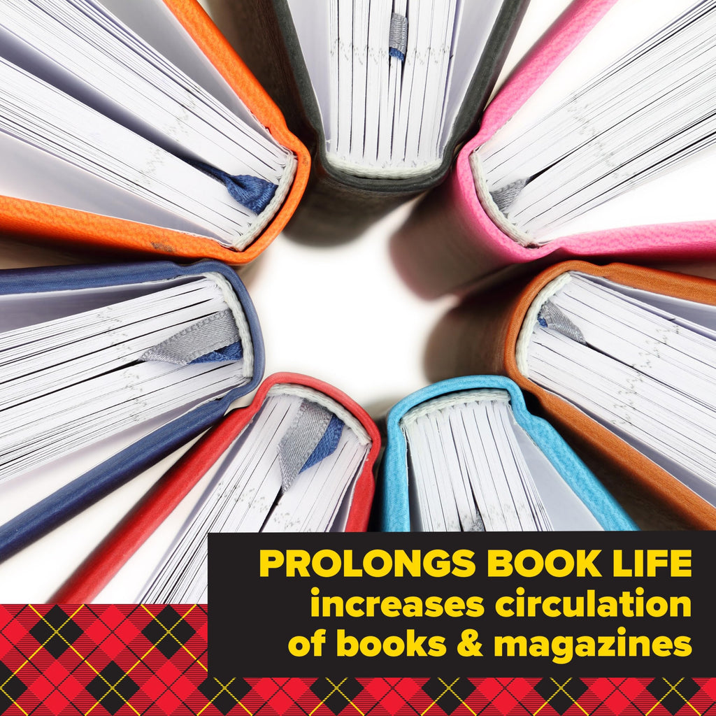 Enhance your collection with Scotch Book Tape, designed to prolong book life and increase circulation. Available at Curat Cart.