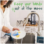 Scotch-Brite Non-Scratch Dishwand Kit keeps hands out of the mess while cleaning. 100% Authentic, available at Curat Cart in India.