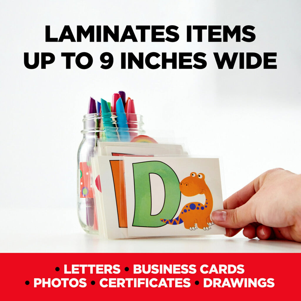 Scotch Thermal Laminator expertly preserves documents up to 9 inches wide. Specially curated by Curat Cart for premium quality.