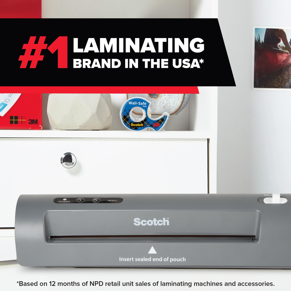 Elevate your document protection with the Scotch Thermal Laminator, perfect for daily use. Available at Curat Cart.