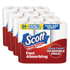 Discover premium imported Scott Paper Towels, featuring 24 fast-absorbing rolls for efficient cleaning. Available at Curat Cart.