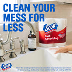 Scott Paper Towels offer fast absorbing power for everyday messes. Perfect for daily use, available at Curat Cart.