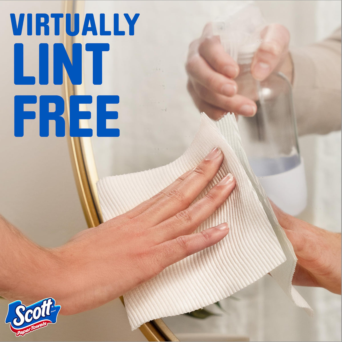 Experience the virtually lint-free Scott Paper Towels, specially curated by Curat Cart for a superior cleaning experience.