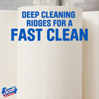 Scott Paper Towels feature deep cleaning ridges for a fast clean. Available at Curat Cart for quality cleaning solutions.