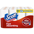 Scott Paper Towels offer fast absorbing quality, perfect for daily use. Shop now at Curat Cart for premium cleaning solutions.