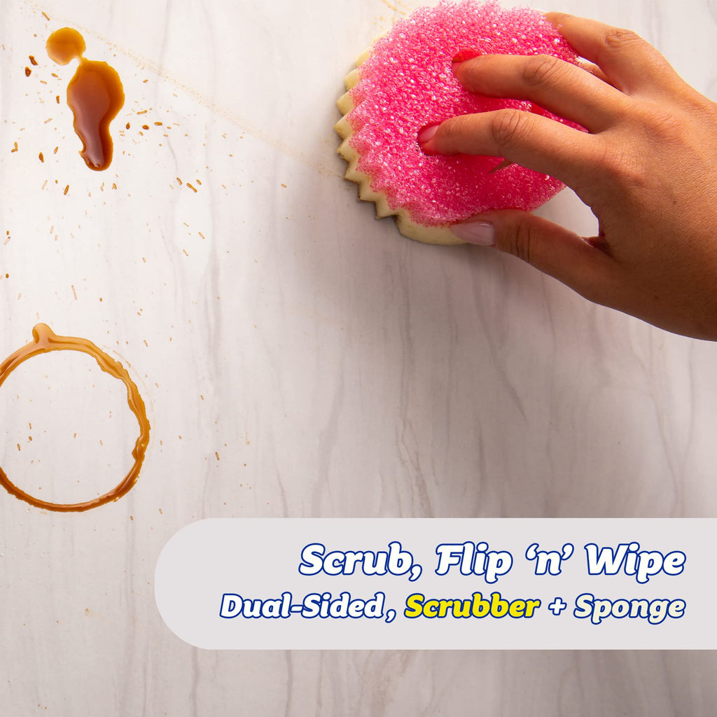 Scrub Daddy Sponge with dual-sided design, perfect for tough stains. 100% Authentic and available at Curat Cart in India.