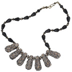 Stylish necklace crafted with Sculpey Premo Polymer Clay, showcasing unique designs and high-quality finish, available at Curat Cart.