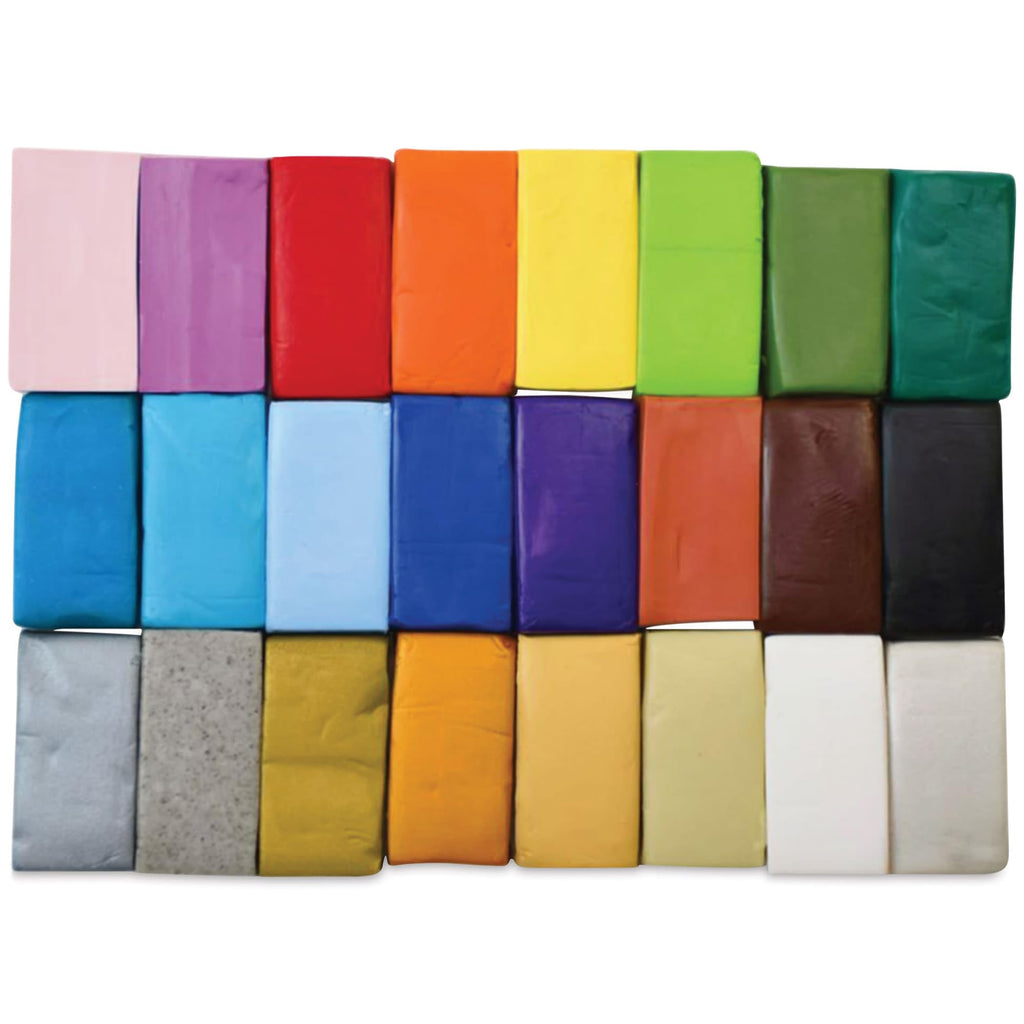Vibrant Sculpey Premo Polymer Clay blocks in high-quality packaging, perfect for creative projects, available at Curat Cart.
