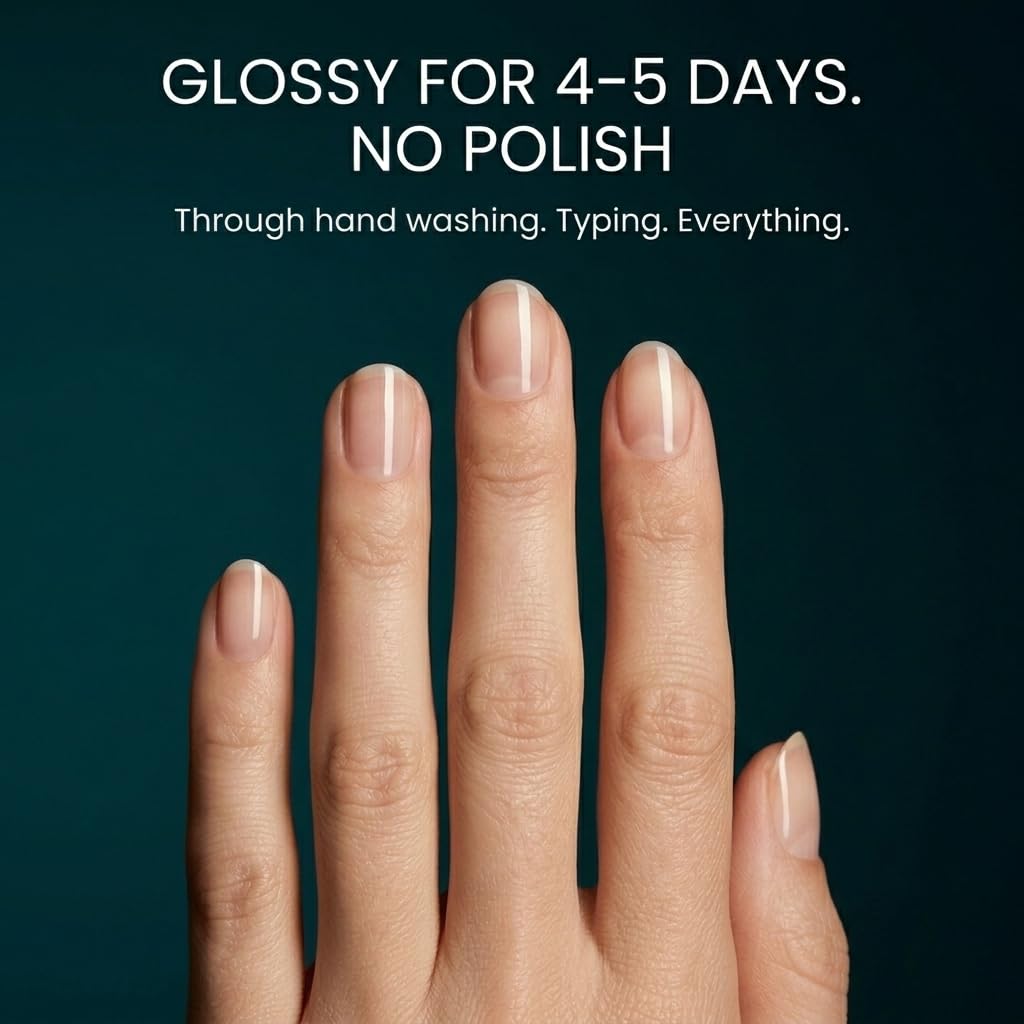 SEACRET's authentic 3-way nail buffer block achieves glossy nails for 4-5 days without polish, perfect for any activity.