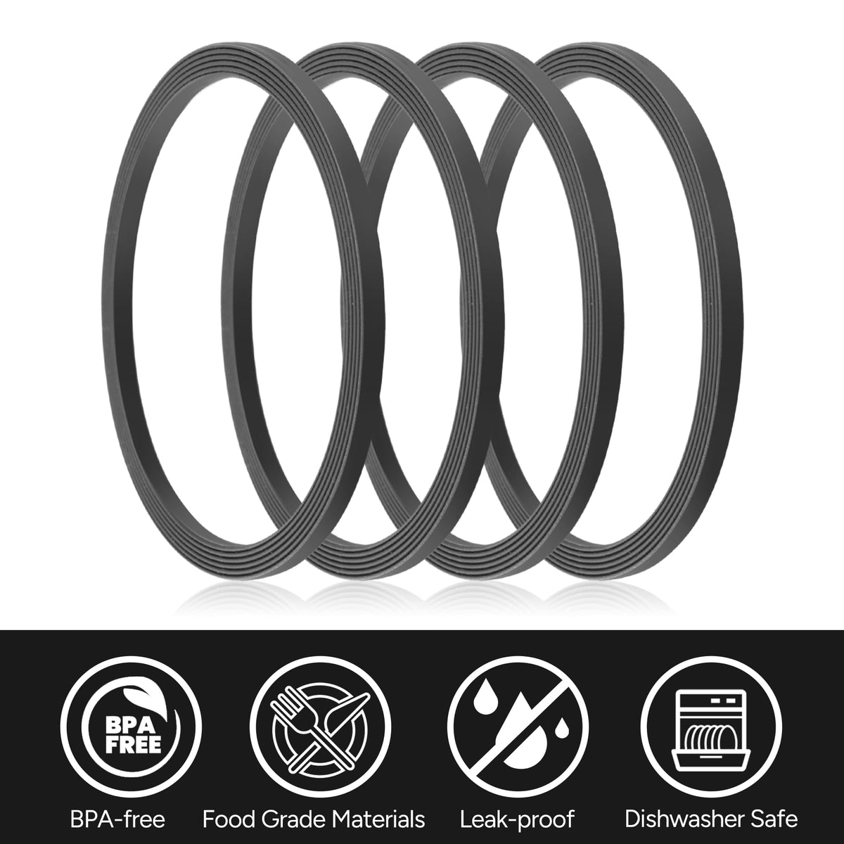 Premium seal ring replacement for Owala FreeSip lid, specially curated by Curat Cart for durability and leak-proof performance.