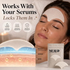 SEALD™ Forehead Tape enhances serum absorption while locking in moisture. Available for online order.